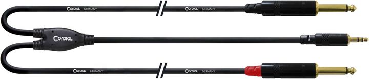 Produktbild Cordial Cfy 3 Wpp-Long (3 m, 3.5mm Klinke (AUX), 6.3mm Klinke (Jack))