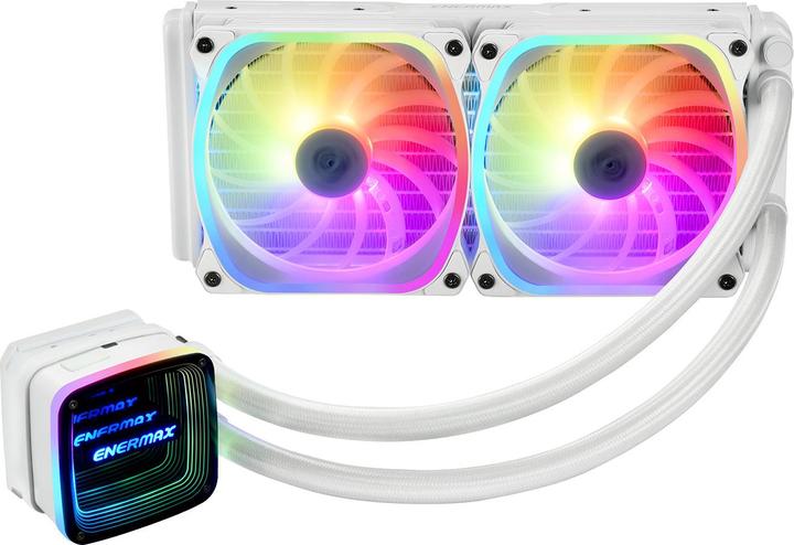 Produktbild Enermax AQUAFUSION ADV ARGB Snow White 240 AIO CPU Wasserkuehlung Intel LGA1700 AM5 Ready,250W+ TDP