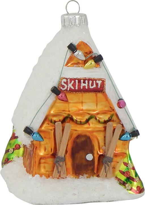 Produktbild Krebs Glas Lauscha Ski Hütte Weihnachtsbaumschmuck (1 -teilig)