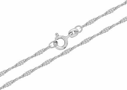 Brilio Silver - Sparkling Silver Necklace for Women Cross NCL176W