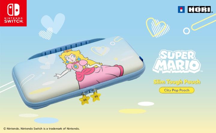 Actual product image HORI Slim Tough Pouch - City Pop Peach (Switch)