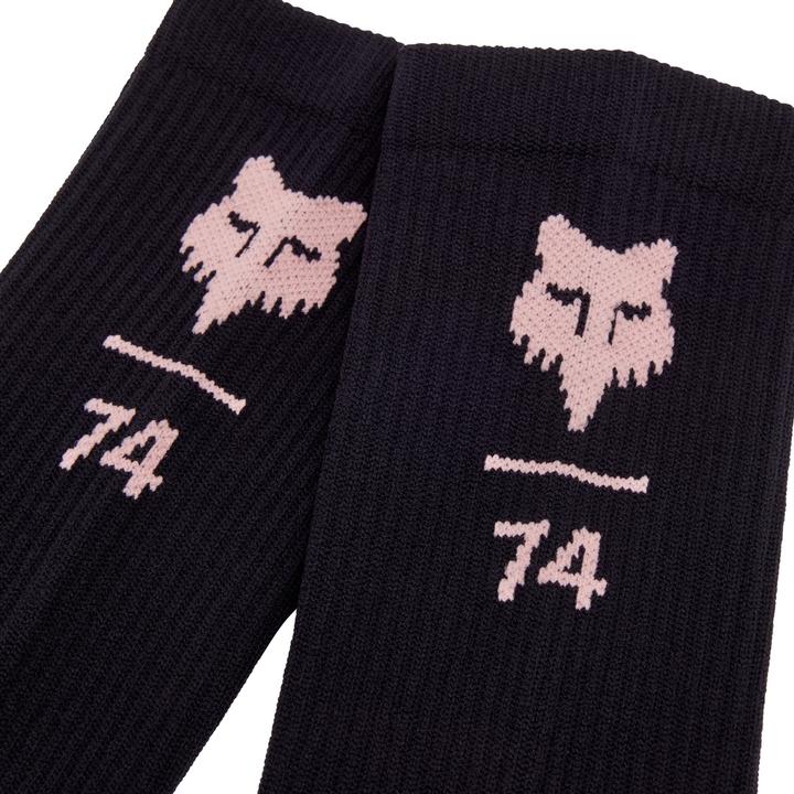 Actual product image Fox SOCKS 24 8" RANGER 74 BLK/PNK (XS/S)