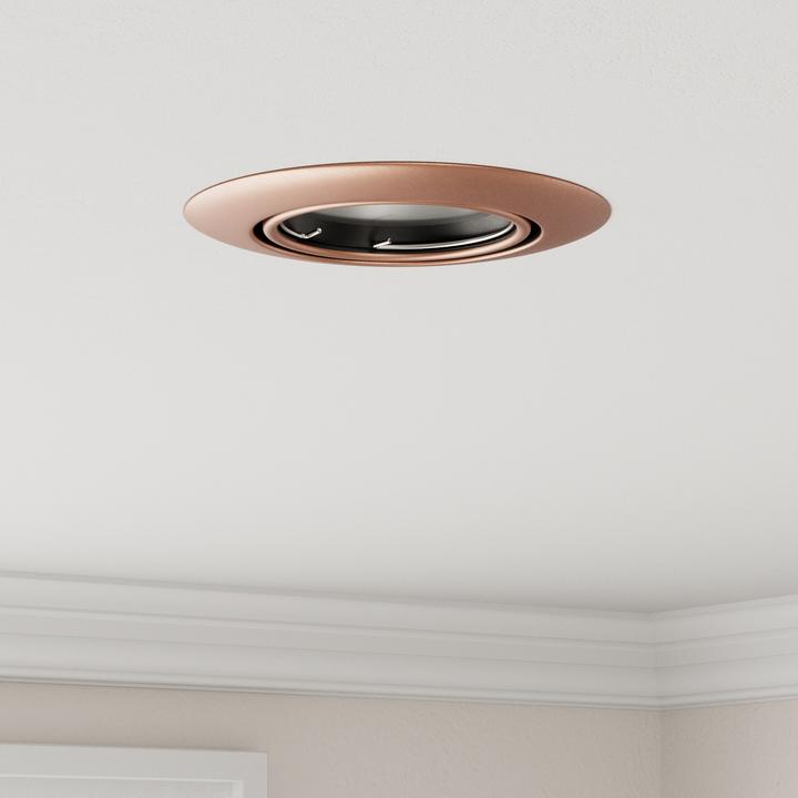 Immagine prodotto VidaXL Set di 6 lampade da soffitto a incasso in rame da 9 cm rotonde (GU10)