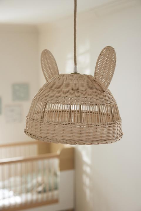 Produktbild Vertbaudet Kinderzimmer Lampenschirm aus Rattan HASE