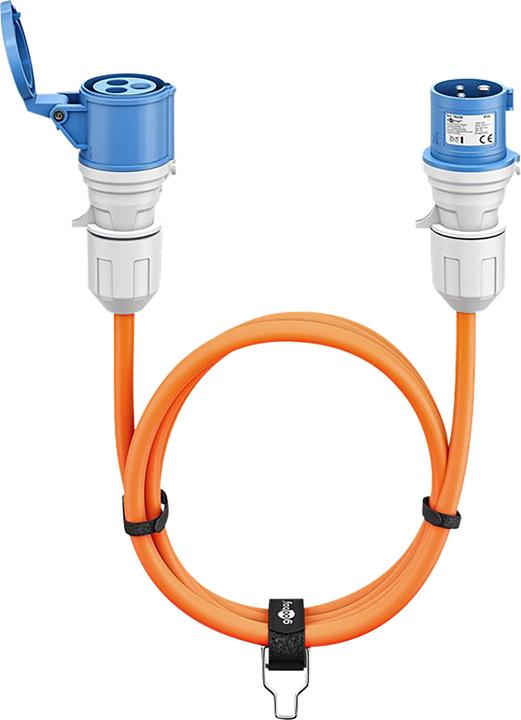 Goobay CEE-Verlängerung, CEE-Stecker auf CEE-Kupplung, 25 m (25 m, CEE)