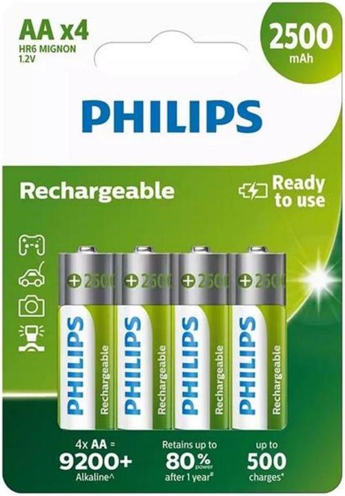 ProPlus Rechargeable (4 pcs, AA, 2500 mAh)