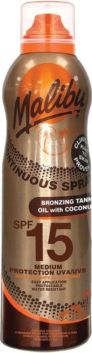 Malibu SPF15 Bronzing Oil with Coconut Spray 175 ml (Sonnenöl, SPF 15, 175 ml)