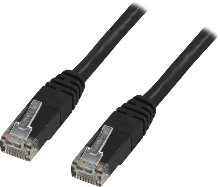 Actual product image Deltaco UTP Cat5e - 2 m - RJ-45 - RJ-45 - Black (U/UTP, CAT5e, 2 m)