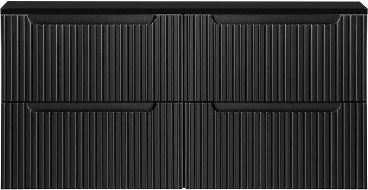 Produktbild En.Casa Waschtischunterschrank Skelbolu 120x60x40 cm Schwarz