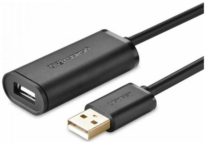 Produktbild Ugreen US121 USB 2.0 Extension Cable Active 5m - Black (5 m, USB 2.0)