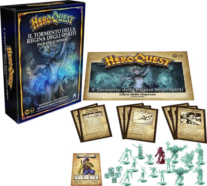 Produktbild Hasbro Gaming HeroQuest Die Geisterkönigin Abenteuerpack, HeroQuest Basisspiel erforderlich (Italienisch)