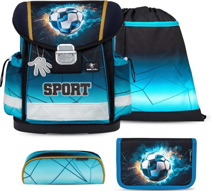 Produktbild Belmil CLASSY Schulrucksack-Set Fire Football (19 l)