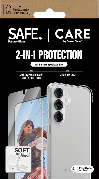Actual product image PanzerGlass CARE by ® Fashion 2-in-1 Bundle Samsung Galaxy S 2025 (1 Piece, Samsung Galaxy S25)