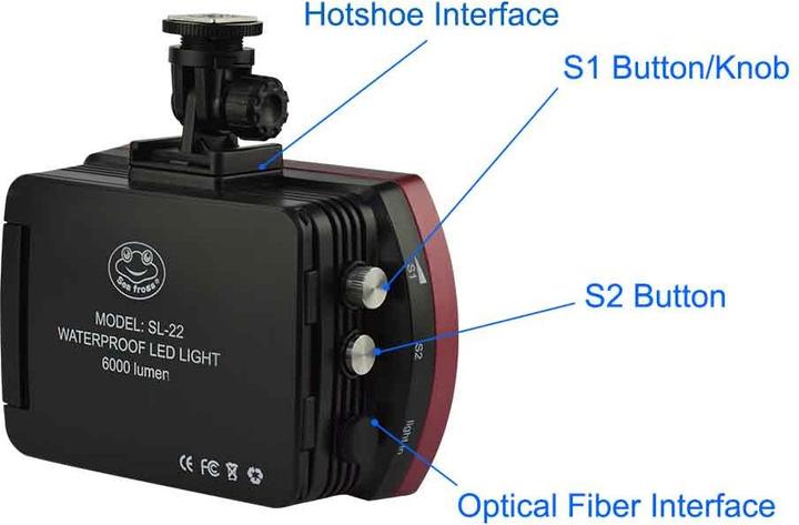 Produktbild Seafrogs SL-22 LED (Unterwassergehäuse)