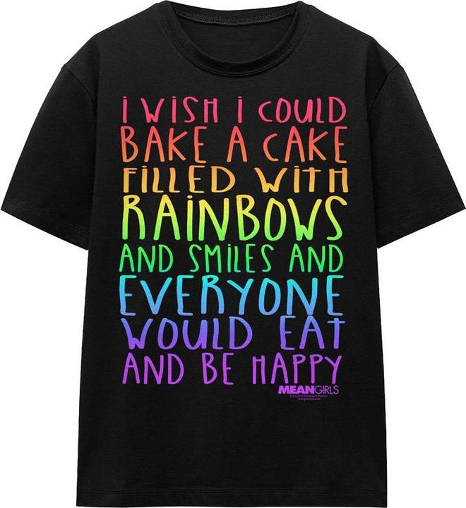 Mean Girls Rainbows And Cake TShirt (S)