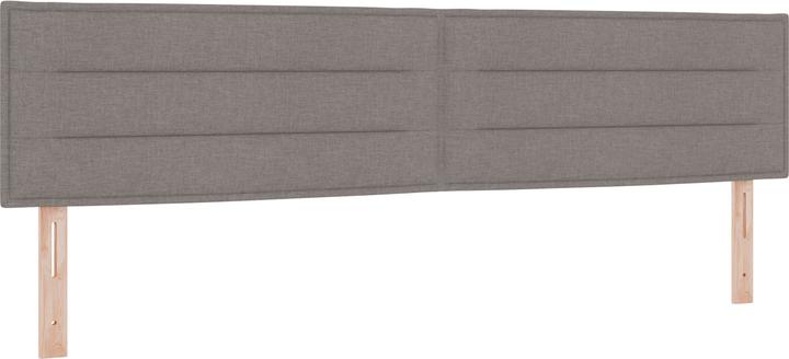 Immagine prodotto VidaXL Letto a molle con materasso Taupe 200x200 cm in tessuto (200 x 200 cm)