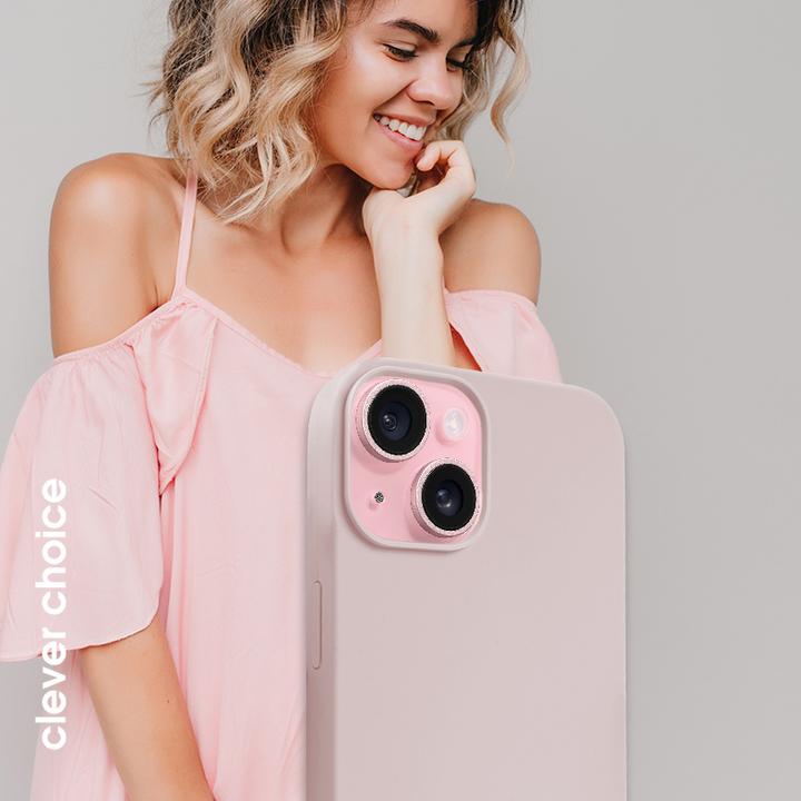 Actual product image Crong Colour Cover Magnetic - iPhone 15 MagSafe case (sand pink) (Apple iPhone 15)