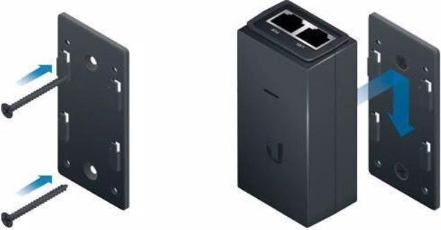 Actual product image Ubiquiti Wall mount for PoE Injector (Wall mount)