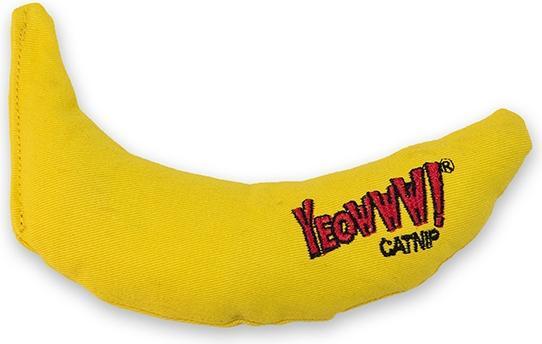 Actual product image Yeowww Banana 18cm filled with catnip (Catmint toy)
