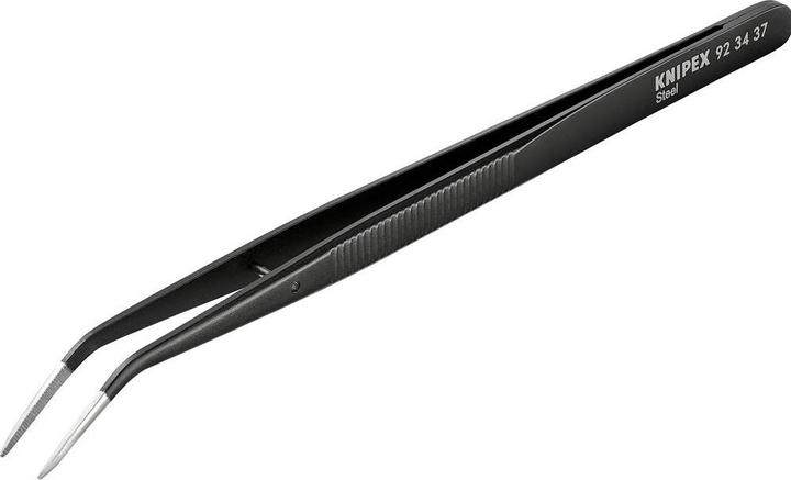 Actual product image Knipex Precision Tweezers with centering pin pointed shape 92 34 37