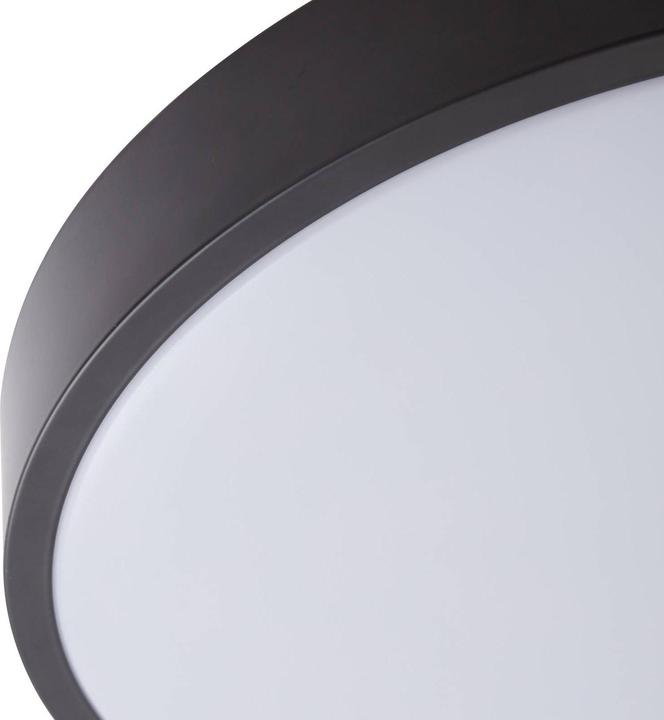 Produktbild Lindby Medon LED-Deckenlampe IP44 schwarz Ø38cm (2700 lm)
