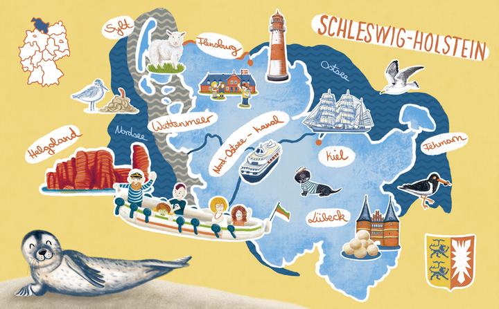 Produktbild Mein Deutschlandatlas – 92 Inseln, 211 Seilbahnen und mehr als 20.000 Dackel