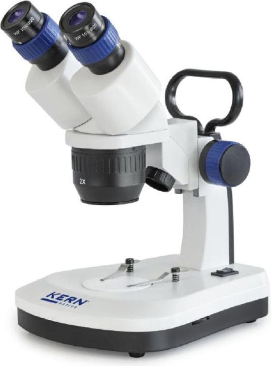 Actual product image Kern Stereomicroscope (battery) Binocular Greenough: 2/4x: WF10x20: 1W LED