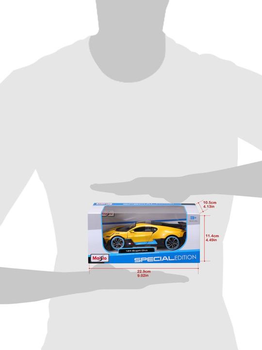 Produktbild Maisto Bugatti Divo 1/24 gelb