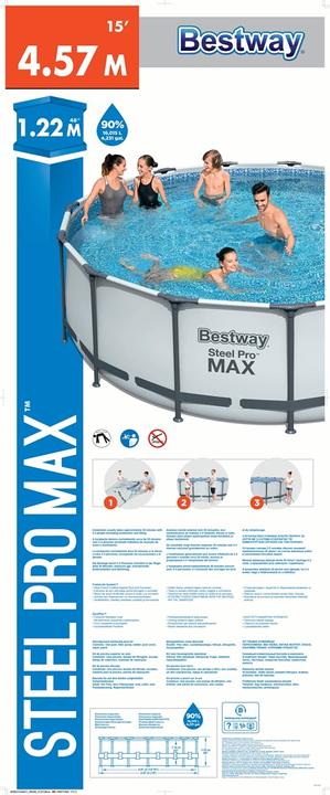 Produktbild Bestway Steel Pro (Ø 457 x 122 cm)
