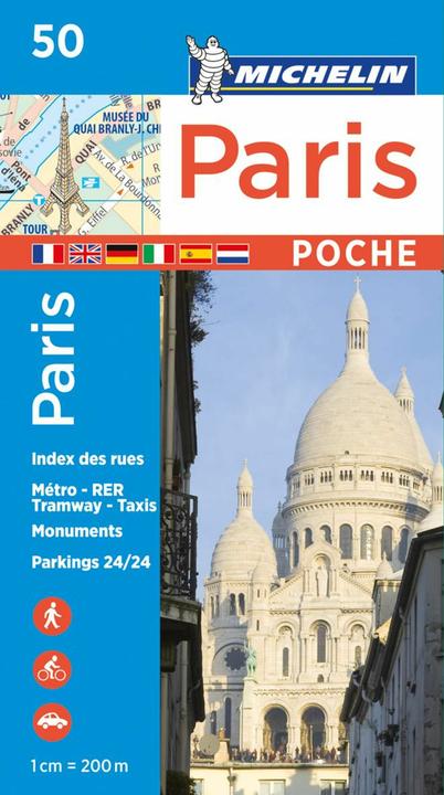 Produktbild Michelin Karte Paris Poche
