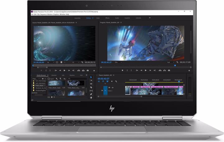 Image du produit HP ZBook Studio x360 G5 (15.60", Intel Core i7-9850H, 16 Go, 512 Go, CH)