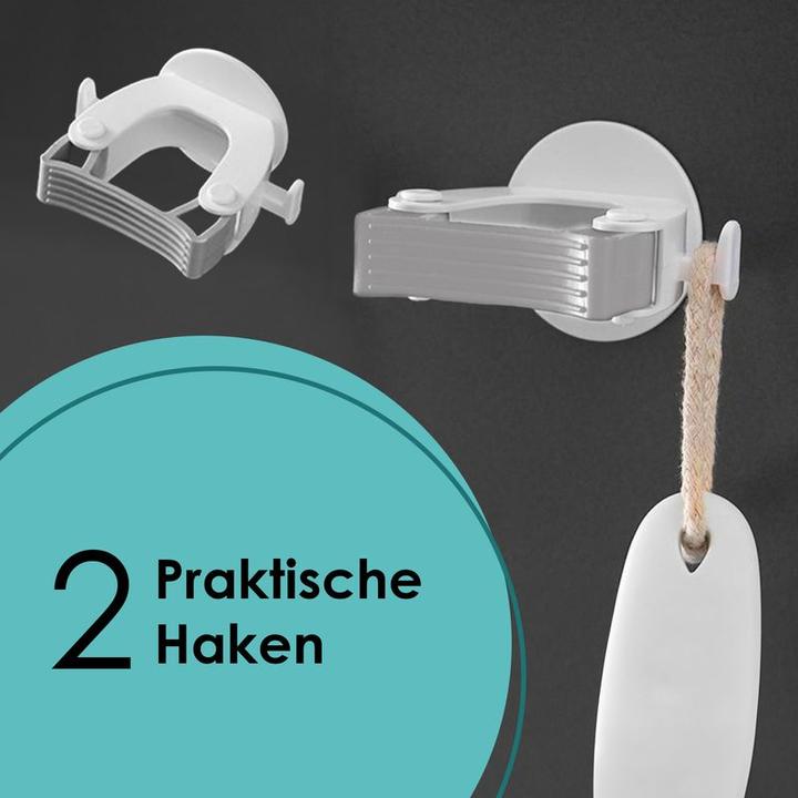 Produktbild Hermex Besen Halter Organizer Spann Halterung Wandhalterung Aufhänger (1 Stk.)
