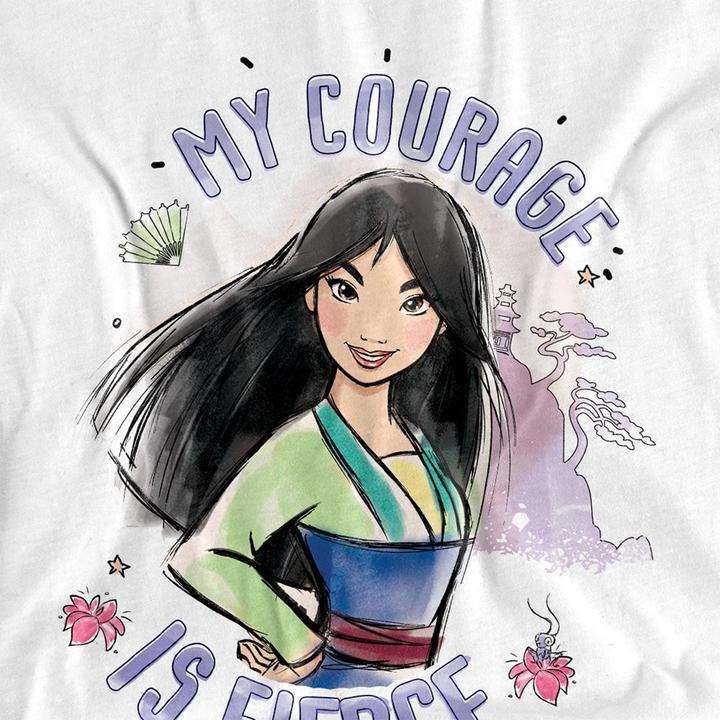 Produktbild Mulan My Courage Is Fierce TShirt (S)