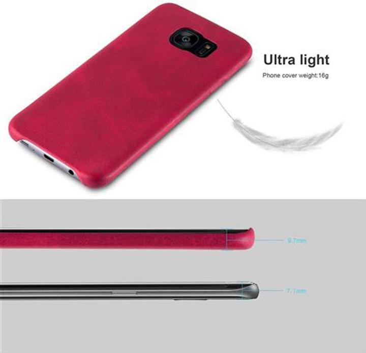 Immagine prodotto Cadorabo Copertina rigida in similpelle con struttura (Samsung Galaxy S7 Edge)