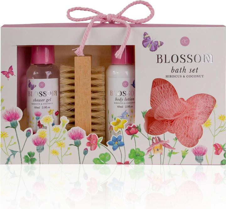 Roost Badeset Blossom 6053490 Duft Hibiscus & Kokosnuss (Haarpflege set)