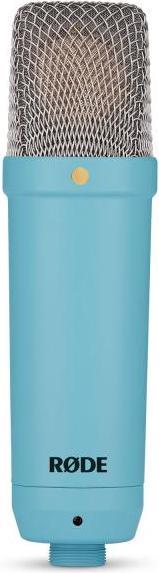 Actual product image RØDE NT1 Signature Blue Microphone Blue with stand