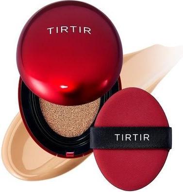 Actual product image TirTir Mask Fit Red Cushion Foundation - Full Coverage, Weightless, Skin Fit (27C Cool Beige)