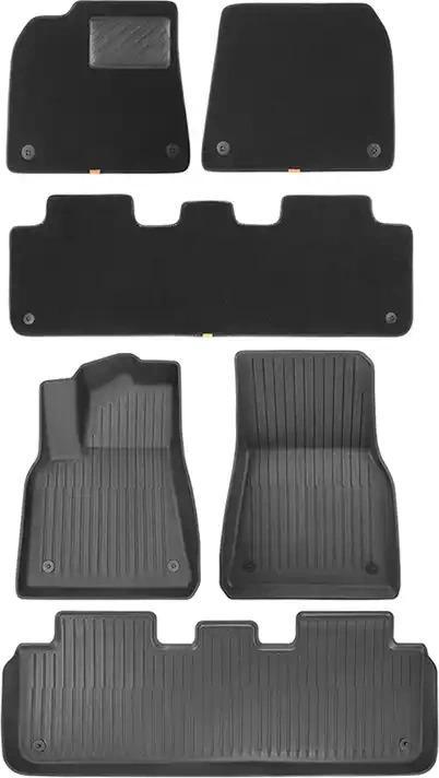 Produktbild Baseus 6-Piece Floor Mat for Tesla T-Space Series (black)