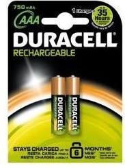 Produktbild Duracell Wiederaufladbar Plus Ministilo AAA B2 2pcs (2 Stk., AAA, 750 mAh)