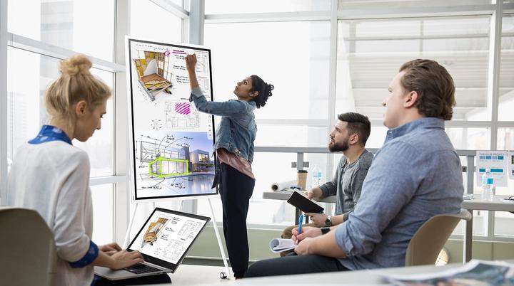Actual product image Samsung Flip 2 WM55R (3840 x 2160 Pixels, 55")