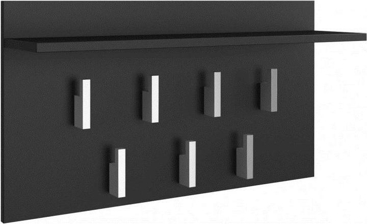 Topeshop WIESZAK 2F CZERŃ MAT Coat Hanger (1 x)