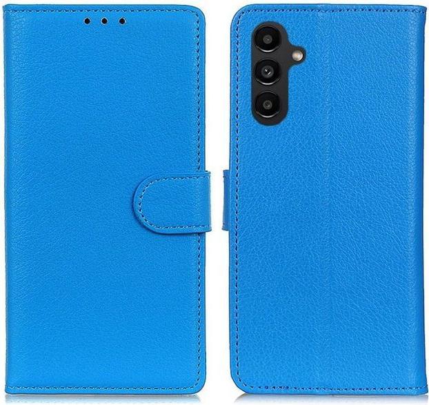 Actual product image MU Classic Litchi Leather Bookcover Series (Samsung Galaxy A14 5G, Samsung Galaxy A14)