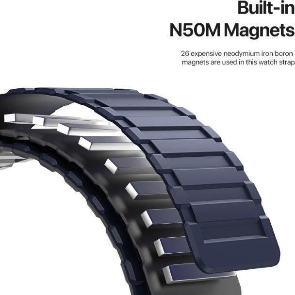 Image du produit Dux Ducis KJ Bracelet (42 mm, 44 mm, 45 mm, 49 mm, Silicone, Aimant)