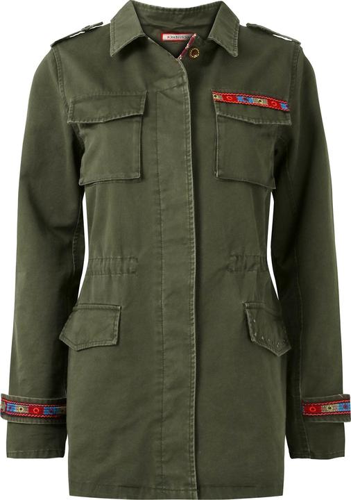 Actual product image Joe Browns Embroidered Oversized Khaki Jacket (42)