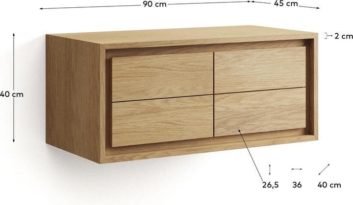 Produktbild Kave Home Kenta (45 x 90 cm)
