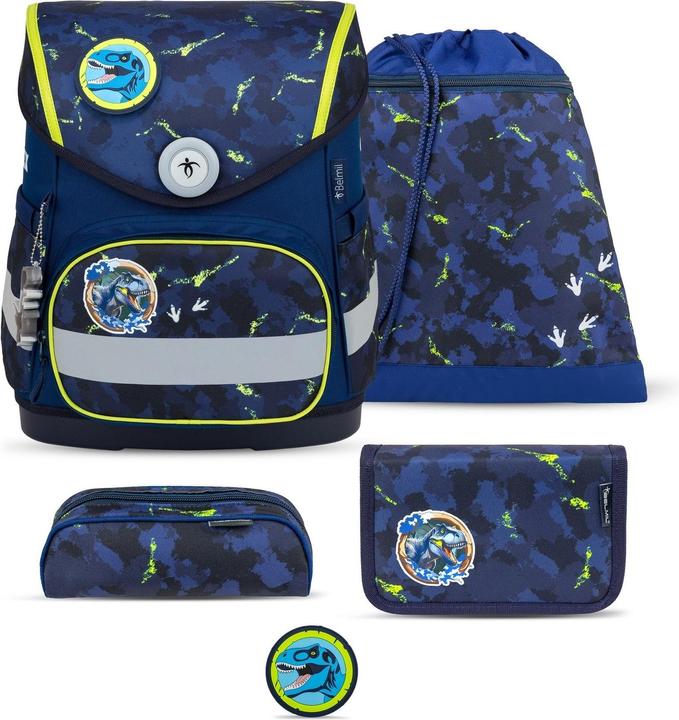 Actual product image Belmil COMPACT Schulrucksack-Set T-rex (19 l)