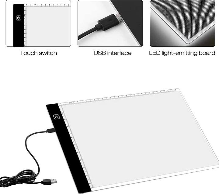 Actual product image I Am Creative LED drawing board (46 x 34 cm)