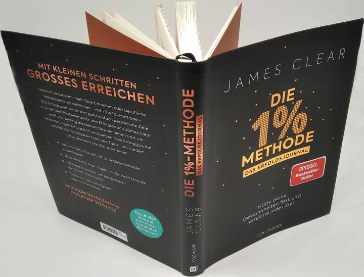 Produktbild Die 1% Methode – Das Erfolgsjournal (Deutsch, James Clear, 2022)