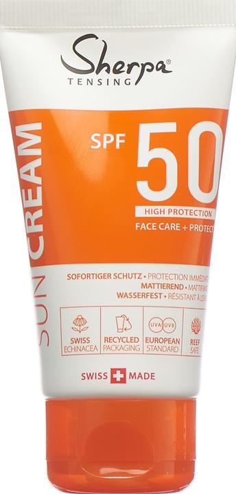 Actual product image Sherpa Tensing Sun cream (Suntan cream, SPF 50, 50 ml, 66 g)