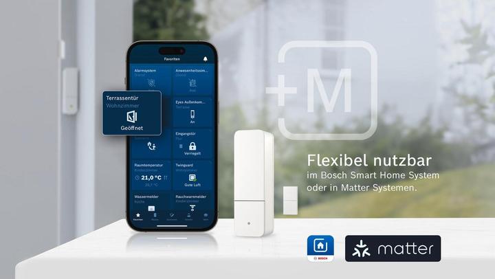 Actual product image Bosch Smart Home Door/window contact II (+M) 3-pack